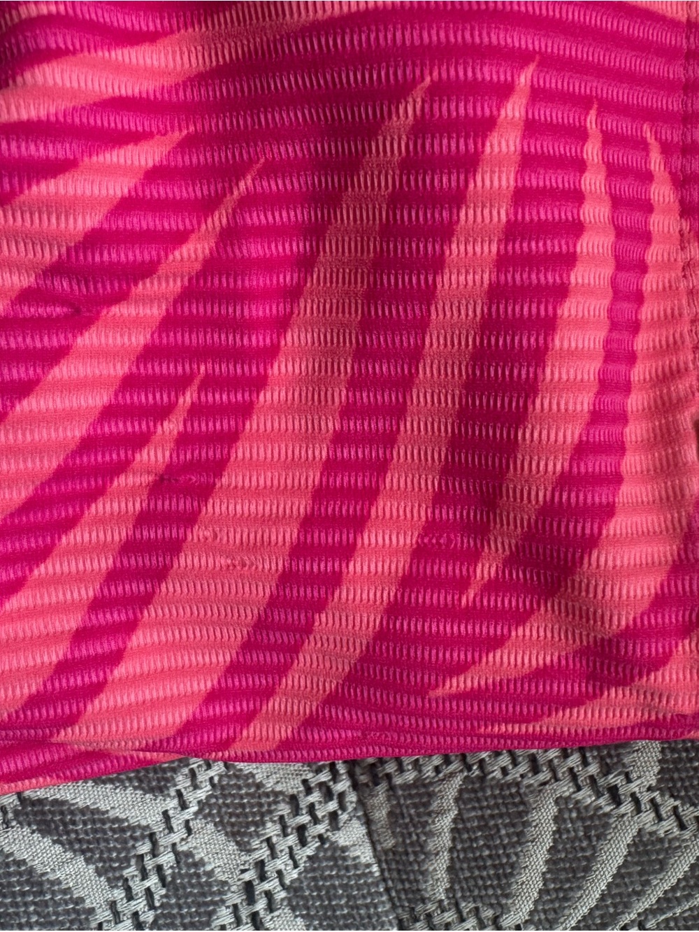 Sunsets Collins Hipster Bikini Bottom S Pink Blushing Palms Rib NWT - Picture 7 of 8